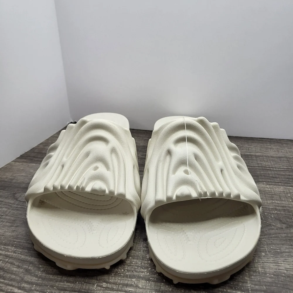 Salehe Bembury x Crocs The Pollex Slide Size 13 Mens Cream Recovery Sandals New